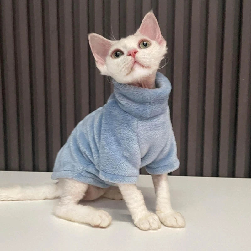 Pull col roulé doux et chaud - chien ou chat