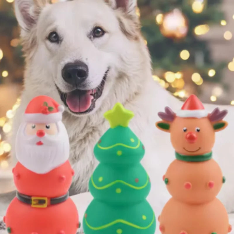 Jouet de Noël en latex pour chien & chat