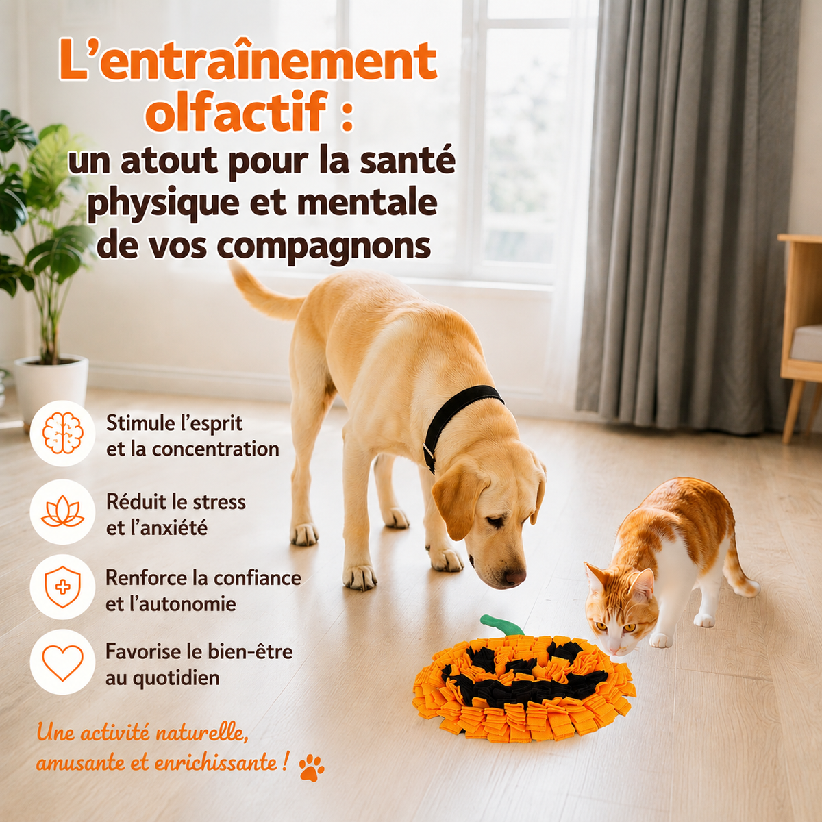 Tapis de fouille Halloween - chien