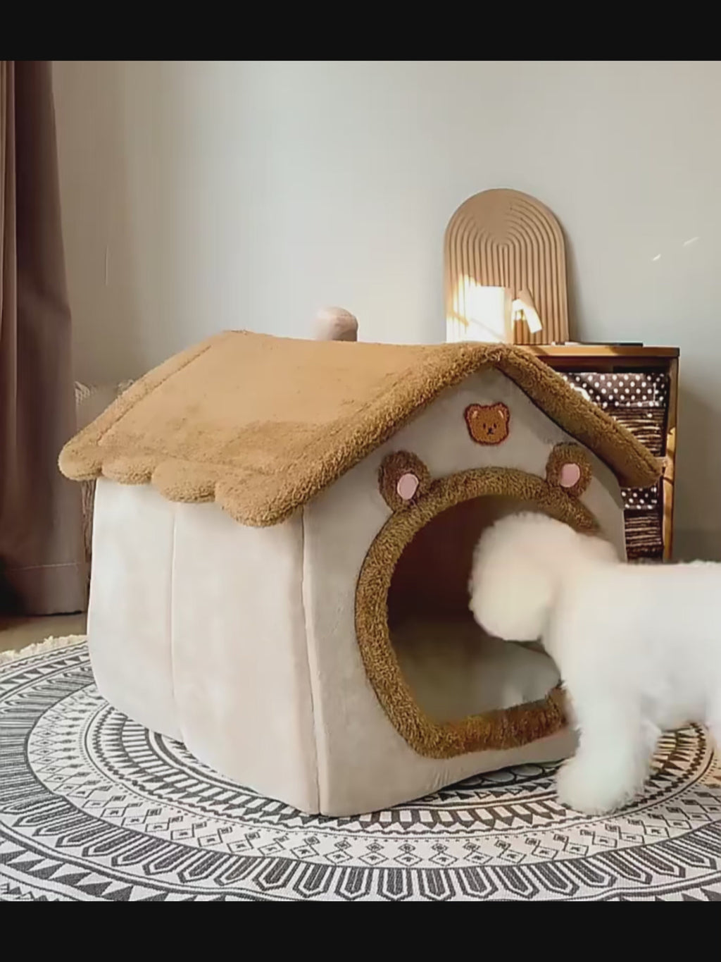 Maison d’intérieur chaude pour chien & chat