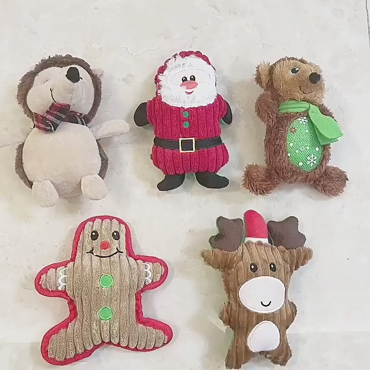Jouet de Noël en peluche pour chien & chat
