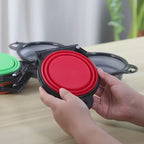 Bol Double Pliable 2 en 1 en Silicone pour chien et chat