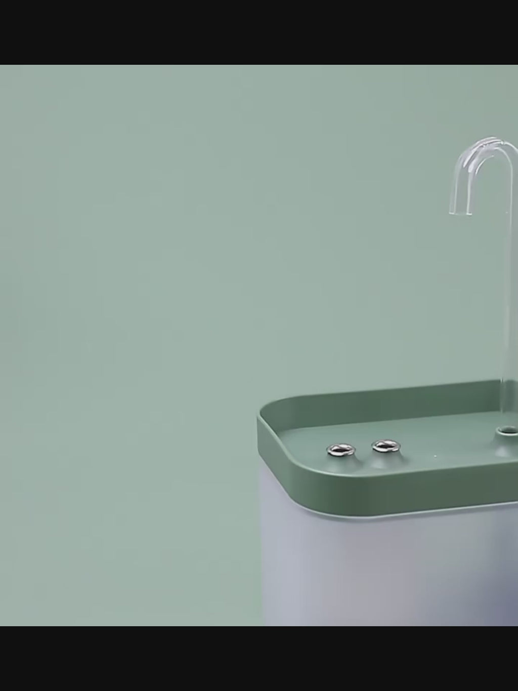 Fontaine d’eau rectangulaire électrique silencieuse pour chat