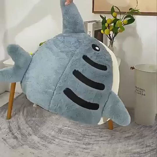 Panier Requin pour Chat et Petit Chien