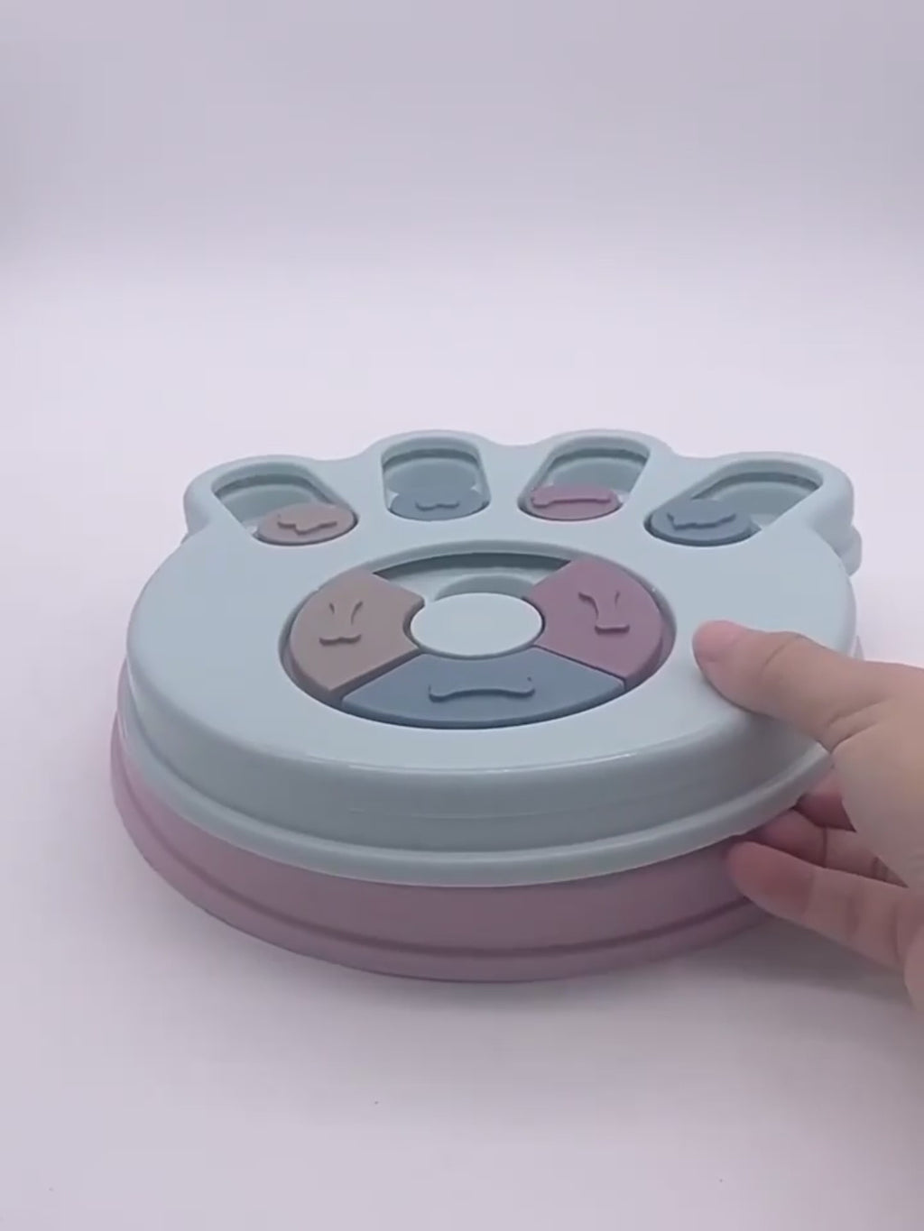 Plateau tournant anti-glouton pour chien et chat