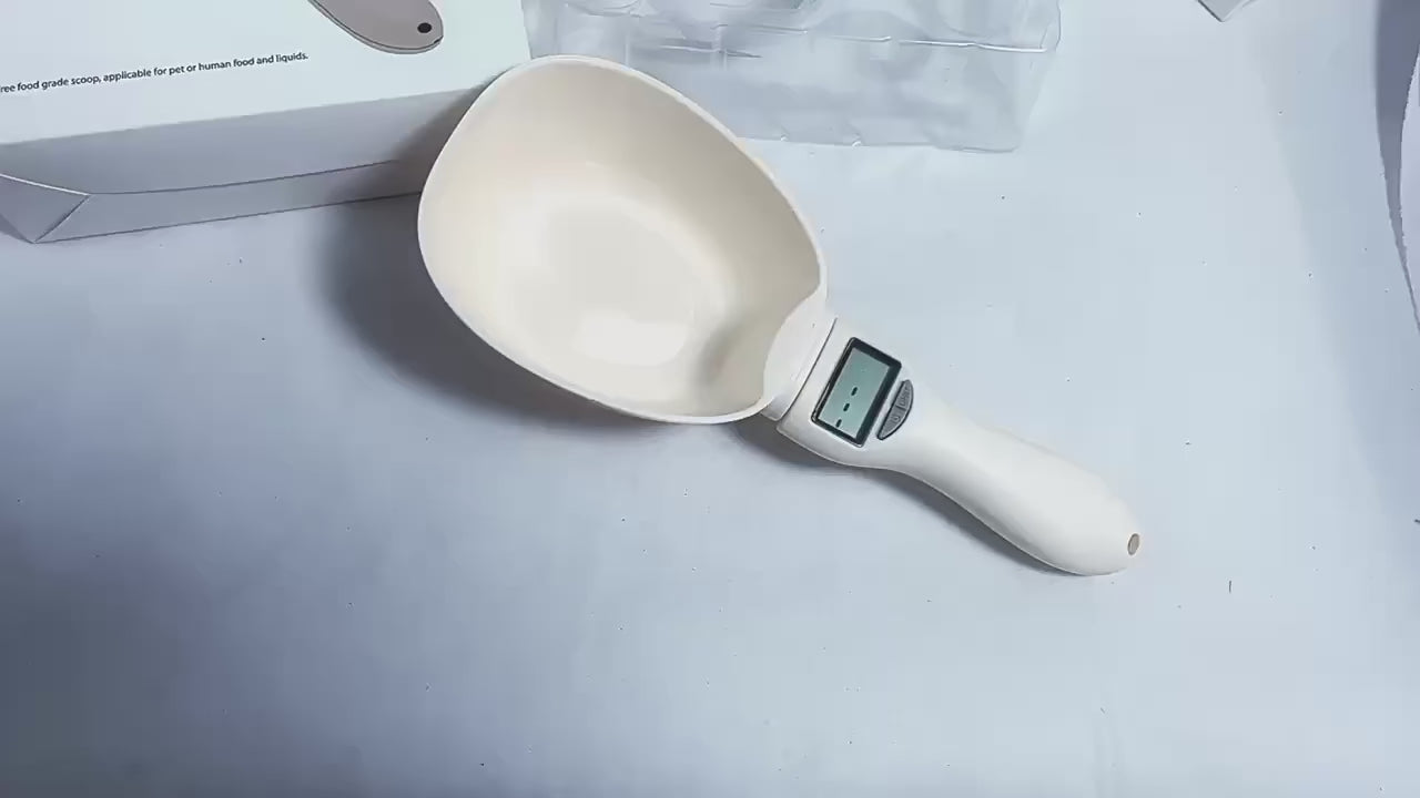 Cuillère de mesure électronique LCD pour chiens et chats