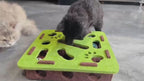 Puzzle interactif en feutre pour chat