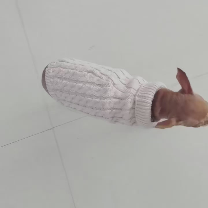 Pull tricoté chaud - chien ou chat