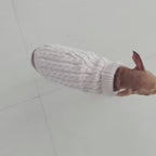 Pull tricoté chaud - chien ou chat