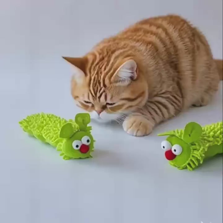 Jouet peluche à mâcher pour chat