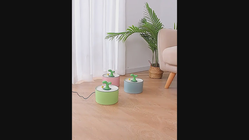 Fontaine à eau automatique en céramique pour chat et petit chien