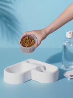 Bol automatique d’angle double pour chiens et chats