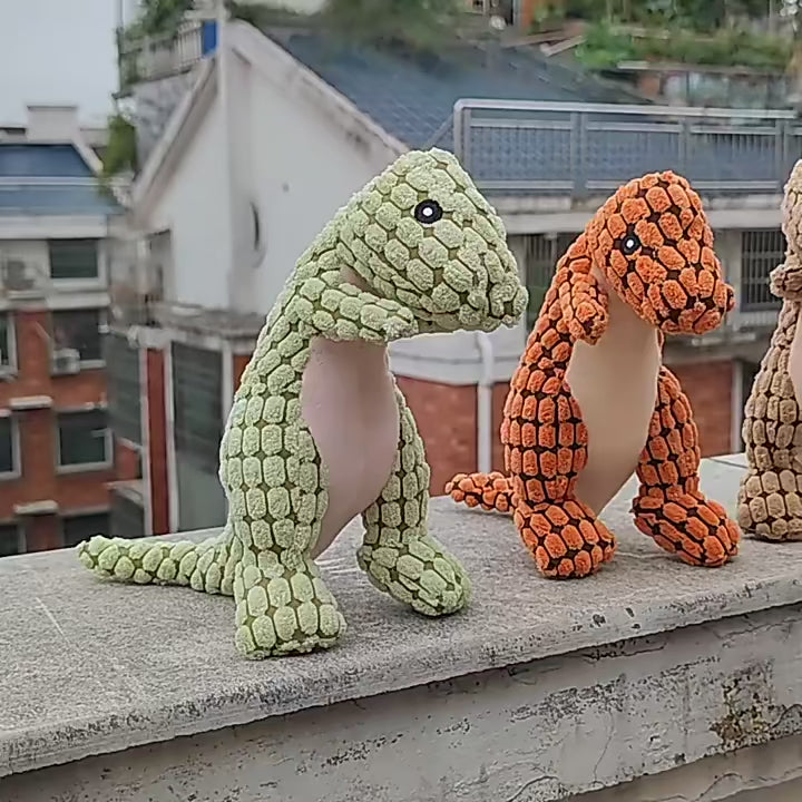 Jouet dinosaure en peluche pour chien & chat